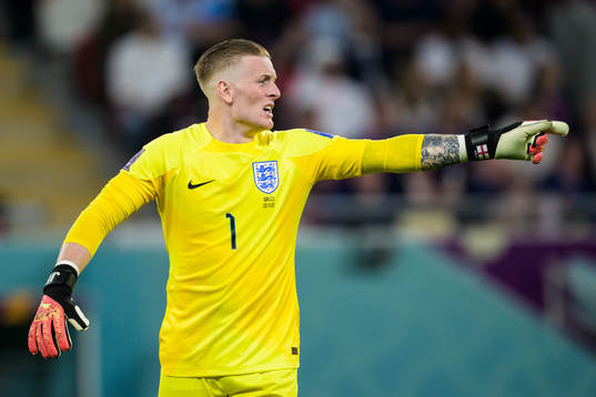 Goalkeeper Jordan Pickford of England