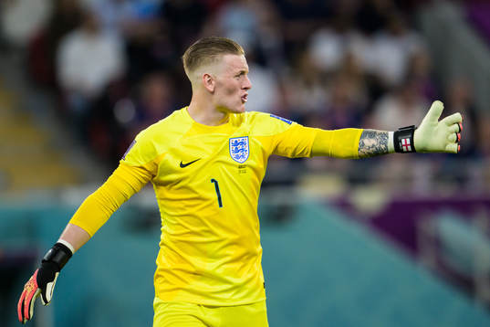 Goalkeeper Jordan Pickford of England