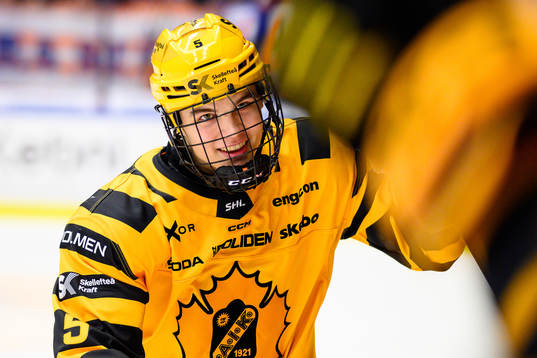 Skellefteås Axel Sandin-Pellikka jublar