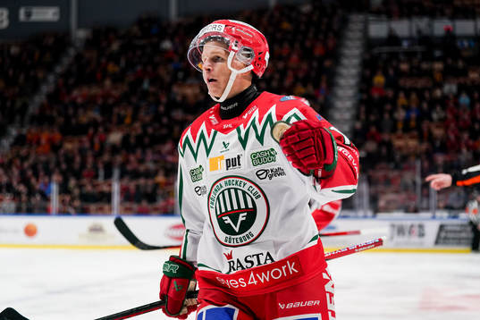 Frölundas Max Friberg jublar