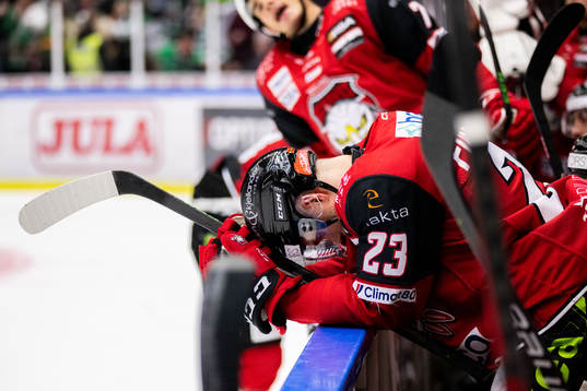 Malmö Redhawks Christoffer Forsberg deppar