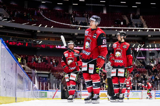 Malmö Redhawks Emil Sylvegård deppar
