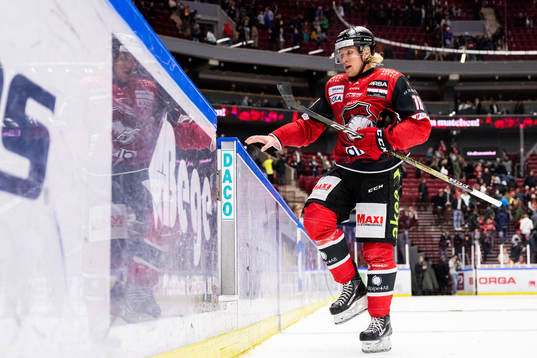 Malmö Redhawks Marcus Sylvegård deppar
