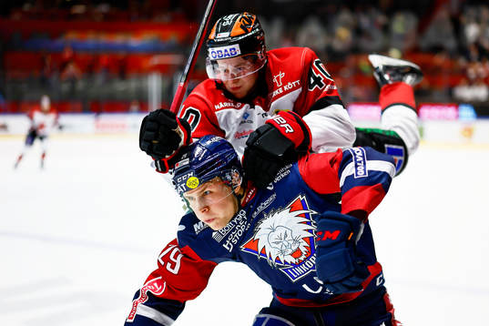Linköpings Georg Weigelt och Örebros Elias Ekström