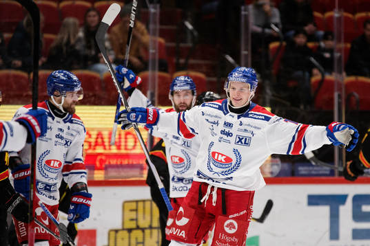 Oskarshamns Antti Suomela jublar