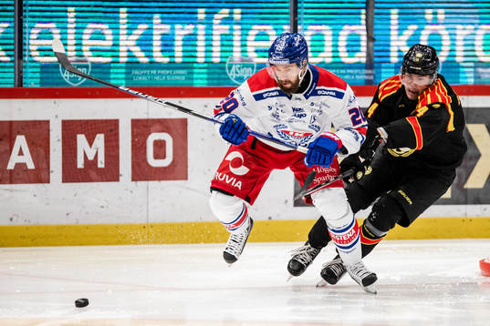 Oskarshamns Hynek Zohorna och Brynäs Alexander Ljungkrantz