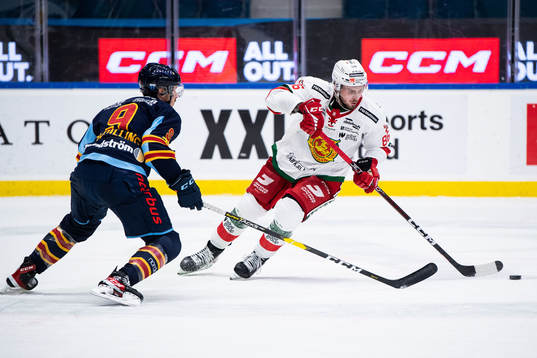 Djurgårdens Cameron Schilling och Moras Albin Grewe