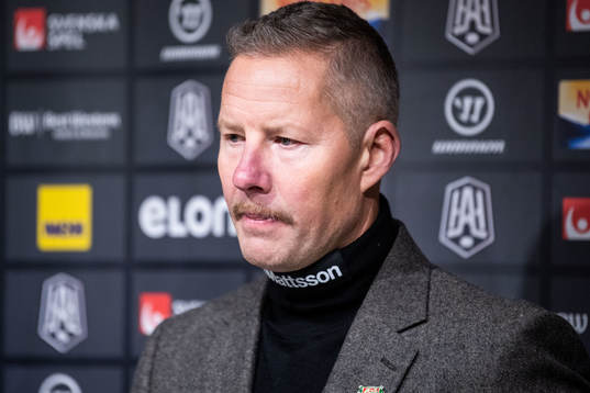 Moras tränare Johan Hedberg deppar