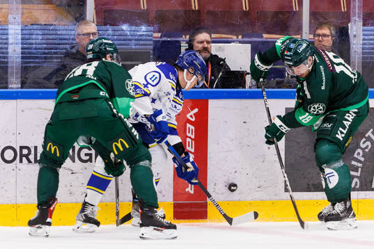 Leksands Martin Karlsson och Färjestads Remi Elie
