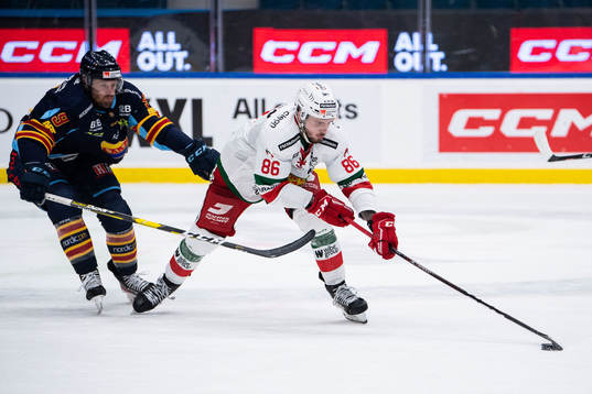 Djurgårdens Cameron Schilling och Moras Albin Grewe