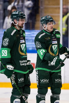 Färjestads Linus Johansson och Daniel Viksten