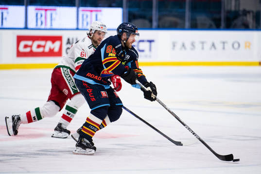 Moras Kalle Miketinac och Djurgårdens Linus Klasen