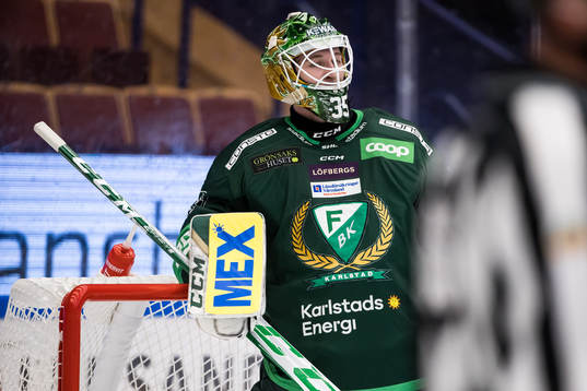 Färjestads målvakt Dennis Hildeby