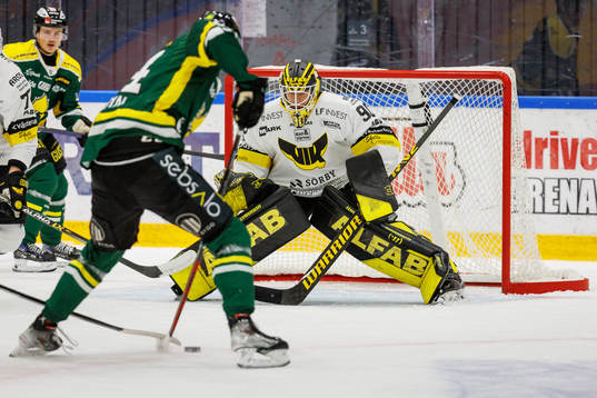 Västerås målvakt Ian Blomquist