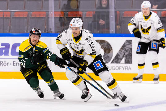Östersunds Linus Lundström och Västerås Trevor Cheek