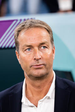Head coach Kasper Hjulmand of Denmark