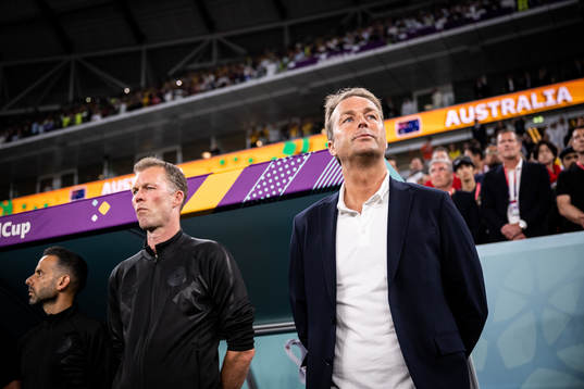 Head coach Kasper Hjulmand of Denmark