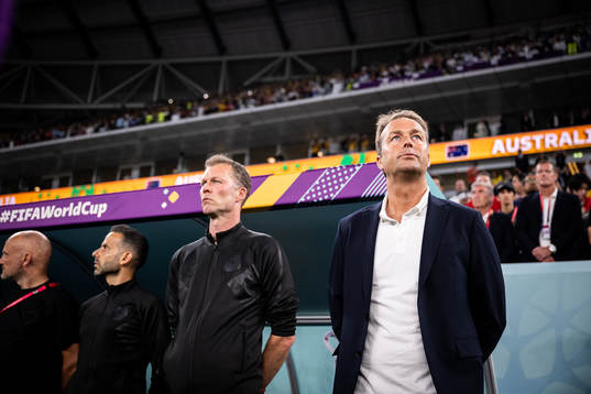 Head coach Kasper Hjulmand of Denmark