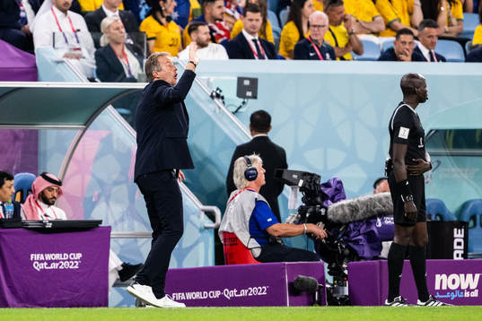 Head coach Kasper Hjulmand of Denmark