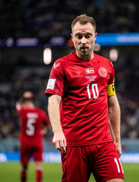 Christian Eriksen of Denmark