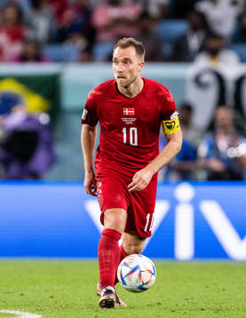 Christian Eriksen of Denmark