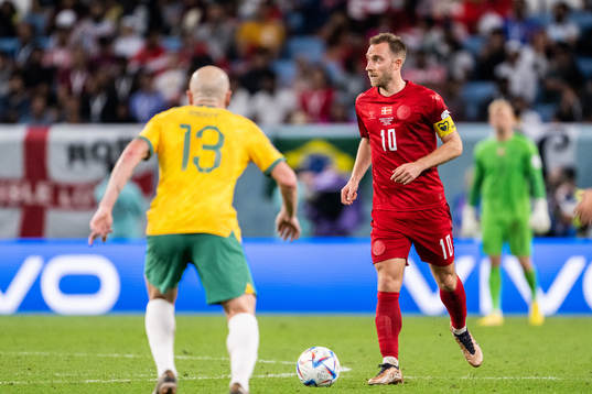 Christian Eriksen of Denmark