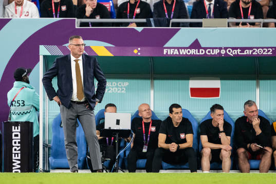 Head coach Czeslaw Michniewicz of Poland