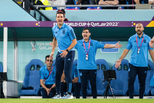 Head coach Lionel Scaloni of Argentina