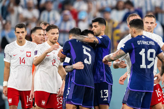 Leandro Paredes, Cristian Romero and Lionel Messi of