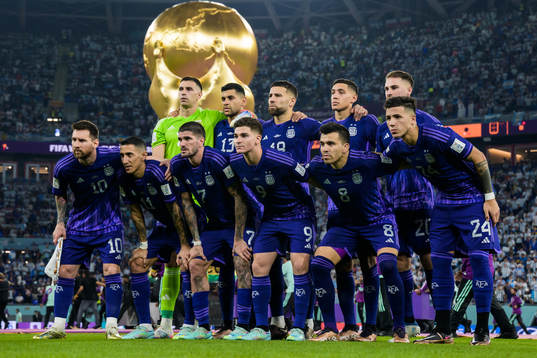 The starting eleven of Argentina