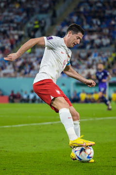 Robert Lewandowski of Poland
