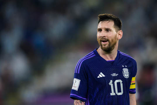 Lionel Messi of Argentina