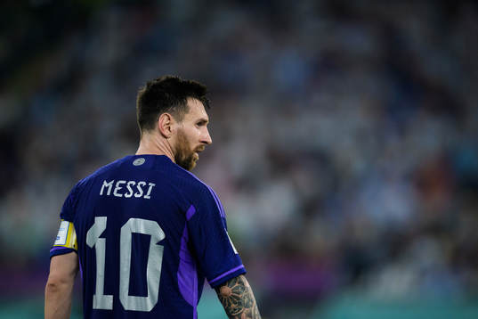Lionel Messi of Argentina