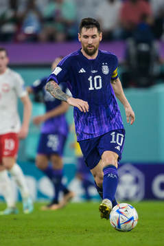 Lionel Messi of Argentina
