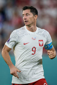 Robert Lewandowski of Poland