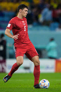 Andreas Christensen of Denmark