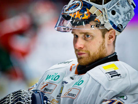 Växjös målvakt Adam Åhman