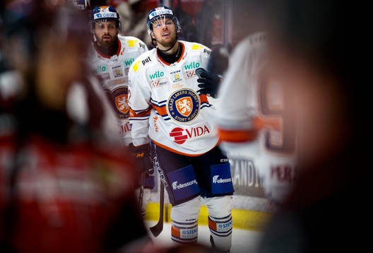 Växjös Manuel Ågren jublar