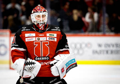Örebros målvakt Jonas Arntzen deppar