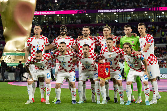 The starting eleven of Croatia