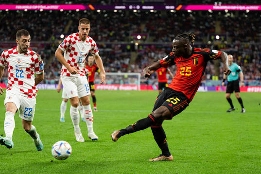 Jeremy Doku of Belgium