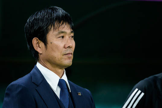 head coach Hajime Moriyasu of Japan