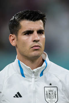 Alvaro Morata of Spain