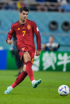 Alvaro Morata of Spain