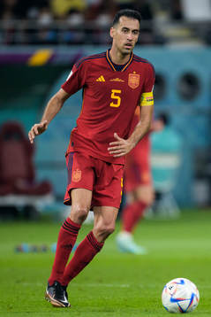 Sergio Busquets of Spain