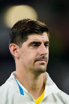 Goalkeeper Thibaut Courtois of Belgium