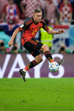 Leandro Trossard of Belgium