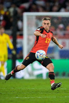 Leandro Trossard of Belgium