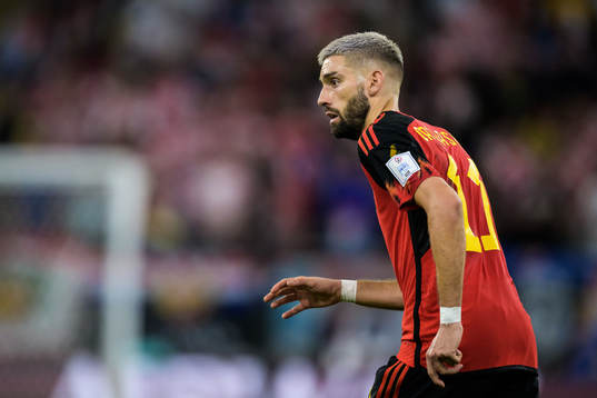 Yannick Carrasco of Belgium