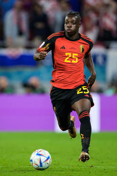 Jeremy Doku of Belgium